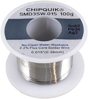 Chip Quik SMD3SW.015 100g LOLDER WIRE 62/36/2 TIN / OLD / SREBRNI NO-CLEAN .015 100G Ultra tanak
