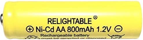 RELIGHTABLE AA veličina NiCd aa 800mAh 1.2 V punjive baterije za solarnu lampu Solarno svjetlo