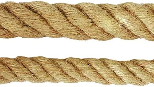 24 mm Jute konop, 4 pramena upletena manila konop, gusta, tegljač ratnog konopa, smeđi prirodni vrpci za vrte, zanat, vrtlarstvo,