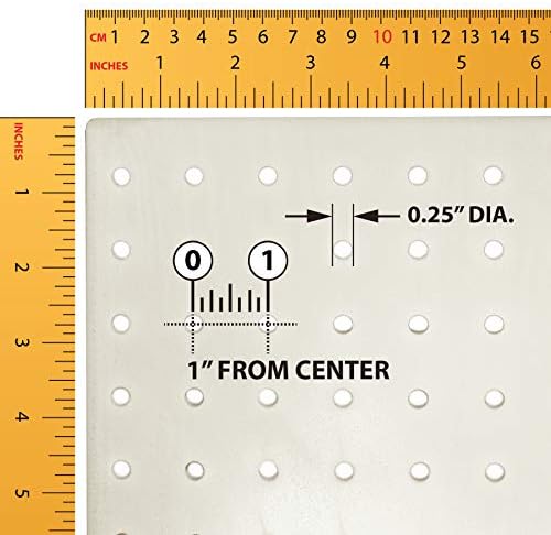 Azar prikazuje 900944-WHT The Ultimate DIY multi-namjenski organizator sa 24-komada sa dva ploča i dodatnom asortimanu: kuke, bin