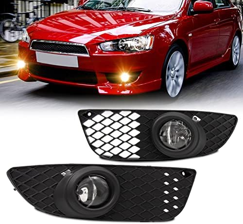 Wezemlight Fog Lights Montaža zamjena za Mitsubishi Lancer 2008-2014 sa H11 12V 55W uključenim prekidačem i kompletom ožičenja