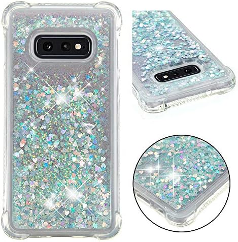 Back Cover Slitter Case Kompatibilan je sa Samsung Galaxy S10E Case Kompatibilan sa ženskim djevojkama Girly Iskrivljuje tekući luksuzni