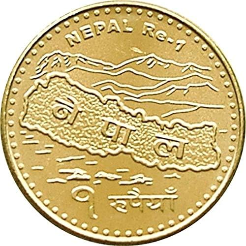 Himalaje Nepal 1 rupija slučajna godina
