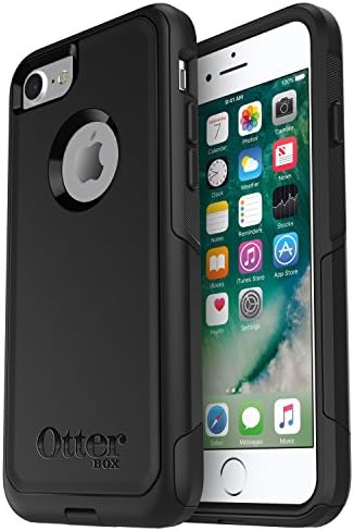 Slučaj serije Otterbox Commuter za iPhone SE i iPhone 8 / 7- maloprodajno pakovanje - crno