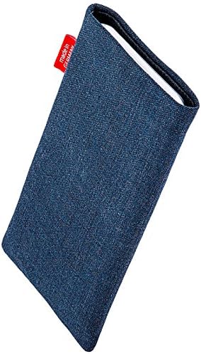 fitbag jive plavi po mjeri s krojnim rukavima za Nokia Lumia 1520. fino odijelo tkanina torbica s integriranim mikrofibre oblogom za čišćenje ekrana