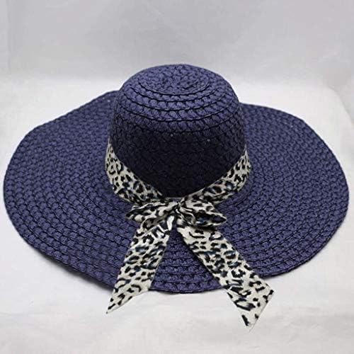 Cap Women Disketa Leopard Print Sun Beach Straw HATS Veliki široki šešir za bejzbol kape za pravni šešir Modni uniseks kape