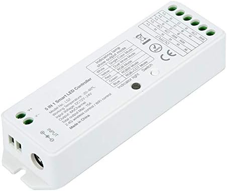 Aatraay Miboxer LED svjetlo 5 u 1 kontroler za jednu boju, CCT, RGB, RGBW, RGB, CCT koji kontrolira 2,4 GHz daljinski upravljač