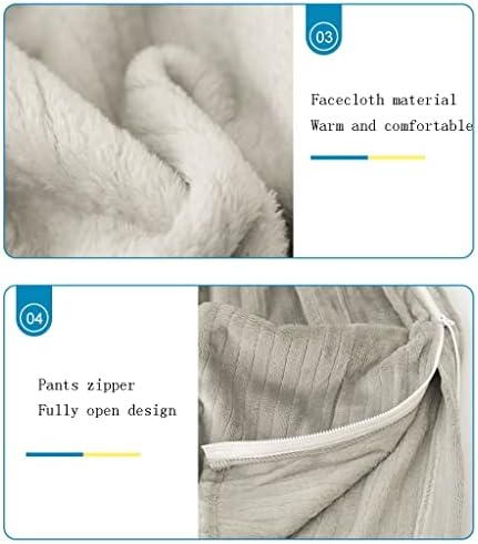 Setovi za njegu inkontinencije ležeće odjeće prozračni i udobni dvostruki zatvarač od flisa za odrasle