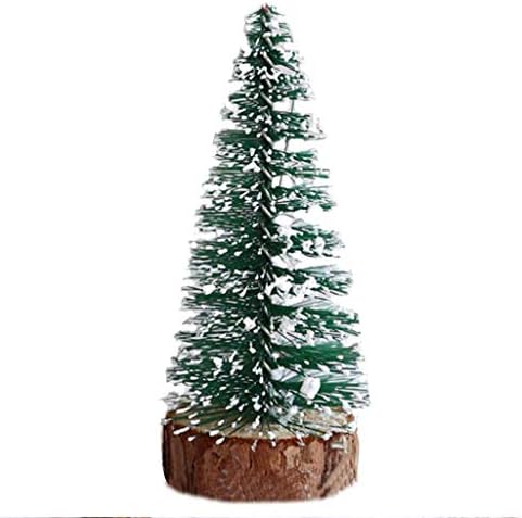 Njia mini božićna drveća, mala umjetna božićna stabla, mini model Snježnog drveća Četkica četkica plastični zimski snježni ukrasi