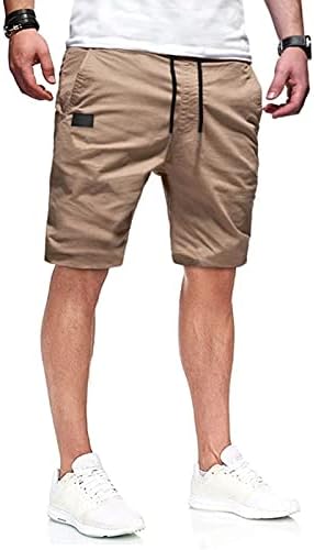 Miashui sec kratke hlače Ležerne čvrste muške pantalone sa strukom modni džepni teretni šorc sa srednjim vezicama muški najlonski
