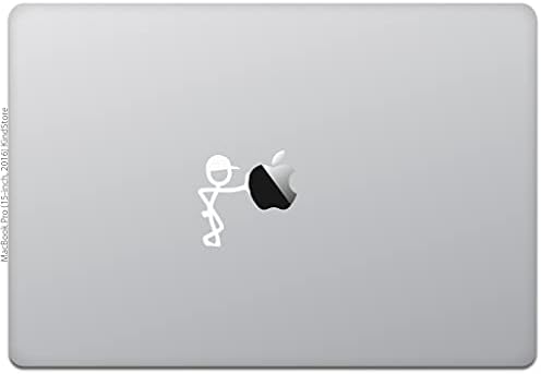 Ljubazno trgovina MacBook Air / Pro MacBook naljepnice Ljudi mršavi kaput bijeli m797-w