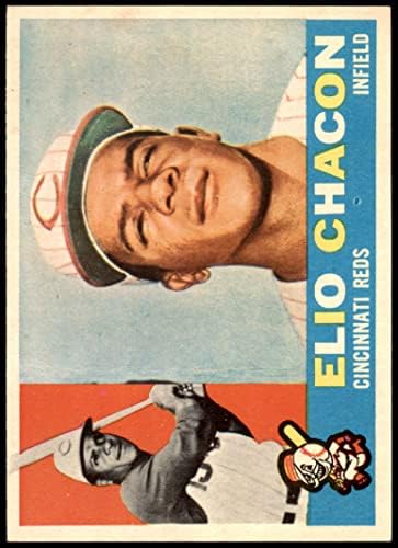 1960. topps 543 Elio Chacon Cincinnati Reds ex / mt crveni