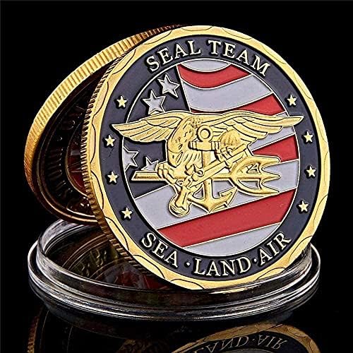 Američke gusarske pozlaćene medalje sakupljaju kovanice za izradu zlatni kovanice obojene kovanice Komborativne kovanice Lucky Coins Copy ukras