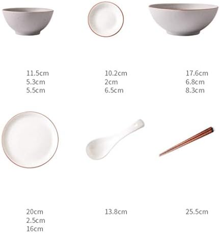 Set pribora za jelo kombinacija kućnog kombinacije i postavljene ploče, jednostavna i modna kombinacija keramičke posuđe za pribor