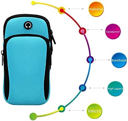 Vodtiukia Trčanje rukom, nosač telefona za trčanje, multi-mobitel telefonska torbica za teretanu vježbanje jogging, prikladno sa iPhone