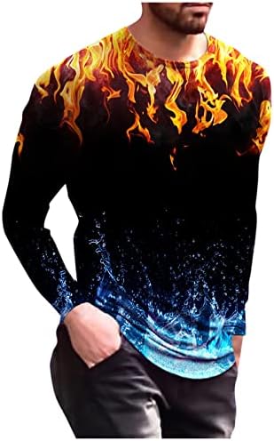 Xiaxogool 3D tiskane košulje za muškarce, modni print Hiphop Tees Ugly 3D print Unisex grafičke košulje s dugim rukavima posada pulover