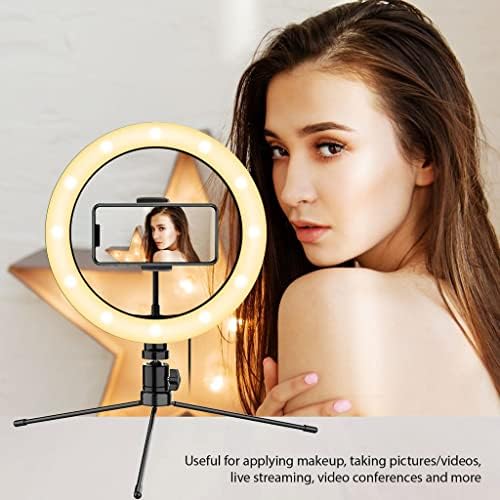 Svijetlo selfi prsten trobojno svjetlo kompatibilno s vašim Micromax platnom Selfie 2 Napomena 10 inča s daljinskim upravljačem za