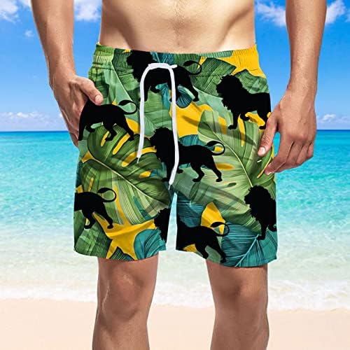 BMISEGM Ljetni muški šorc kupaći kostimi Muška ljetna tiskana plaža Kratki casual labavi modni dnevni kratke hlače