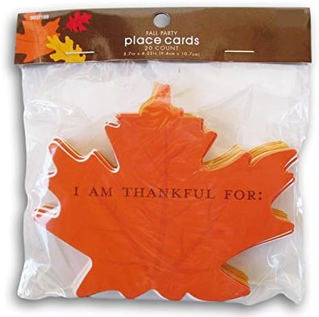 Zahvaljujem karte za listove za Dan zahvalnosti, Jesenski jesen dekor, i još mnogo - 20 komada