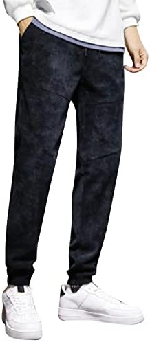 Sezcxlgg muns jogger dukseri mens comfy harlan hlače čvrste boje manžete čipkaste vježbe hlače sa džepom