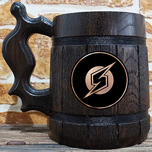 METRidno pivo šalica, super smash bros. pivo Stein, gamer poklon, personalizirano pivo Stein, Metroy tankrd, prilagođeni poklon za