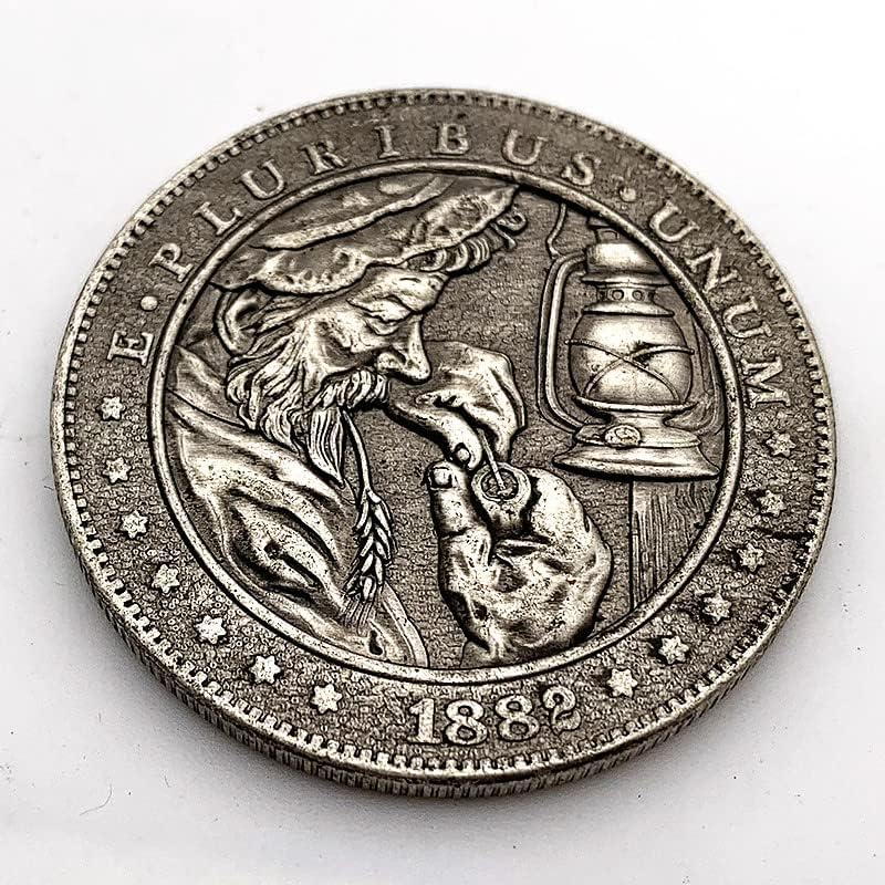 1882 Antikni bakra za beskućnike Bakrene srebrne medalje kovanice Artisan Coins reljefne bakrene srebrne kovanice Kovanice