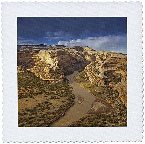 3drose Qs_88881_1 Rijeka Yampa, nacionalni spomenik dinosaurusima, Kolorado-US06 CHA0040 - Chuck Haney - Trg jorgana, 10 x 10 inča