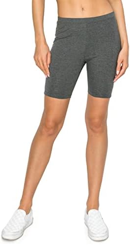 Curvyfriends Ženske ležerne hlače za bicikle - visoki struk 7-inčni joga atletski aktivni joga vježbanje trčanja rastezanje biciklističkih