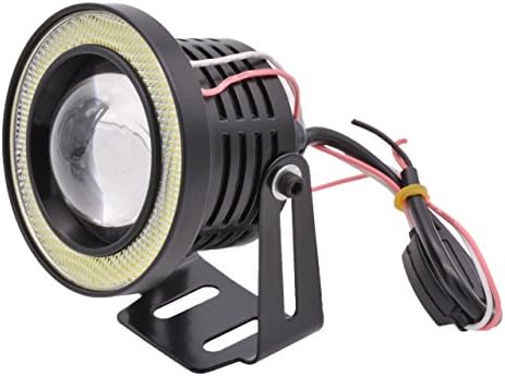 Katur 2pcs High Power 3.5 Projektor Universal RGB LED maglica Bijela COB Halo Angel Eye Prstenje DRL Vožnja žaruljama