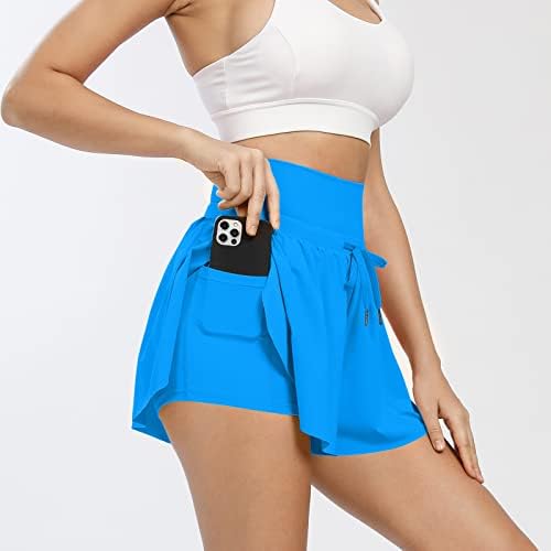 Blaosn Flowy Atletski kratke hlače za žene Gym Yoga Workout Running Spandex Lounge Comfy Swit Suknja Žene Ljetna odjeća