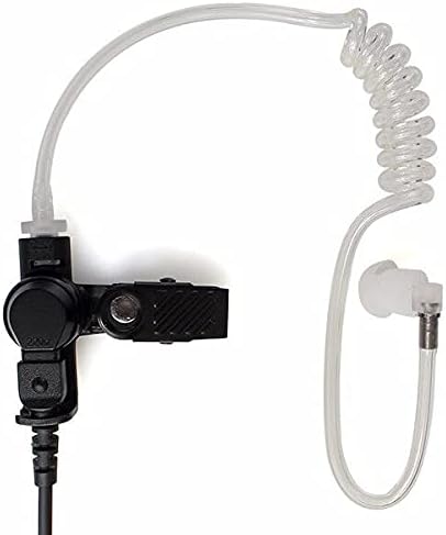 【Seekingtec】 3.5 mm prijemnik / slušajte samo slušalice za nadzor ramena s mikrofonom s jednim parom akustične cijevi