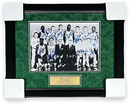 1959-61 NBA ŠAMPION BOSTON CELTICS tim potpisao je autogramenu uokviruju fotografiju JSA - AUTOGREMENT NBA fotografije