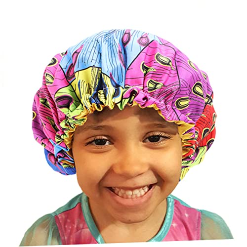Beavorrty 2pcs Dječji satenski poklopac kose za spavanje Dječji šešir za spavanje Satin Kape za kosu Kemoterapija Kemotrija Kapa za