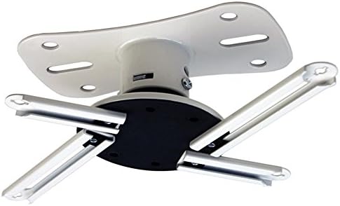 Univerzalni plafon za montiranje utora Kanto P101W | Izgradnja čvrstog čelika | Jednostavan za instalaciju | Bijeli