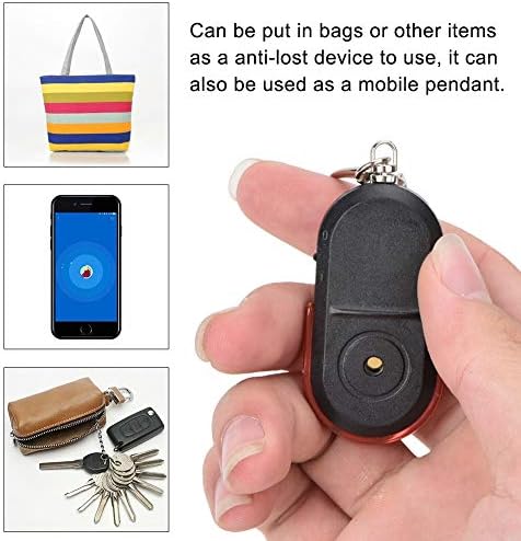 Mini pronalazač ključeva, Anti Lost Wireless Item Finder glasovna kontrola zviždaljka Ključ Finder privjesak za ključeve lokator Alarm