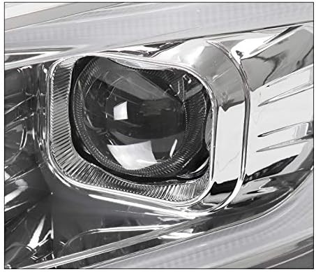ZMAUTOPARTS LED cijev halogeni projektor farovi hrom w / 6 Bijela DRL svjetla kompatibilna sa Chevy Malibu 2013-2015