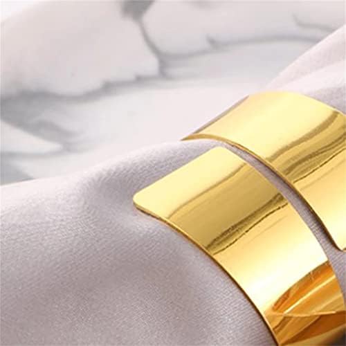 N / A serviette prljavštinu Držač salveta za večeru ručnik ručnik u obliku prstena za prsten za vjenčanje Hotel banket srebrno ruže