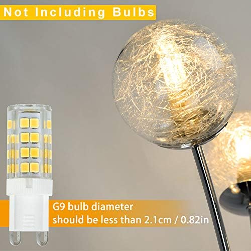 Modern globus LED podne žarulje za dnevne sobe-dllt stojeće svjetiljke sa 5 svjetla za spavaću sobu, visokog stabla naglašavajuće