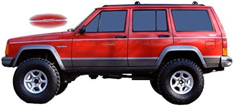 Zamena Phoenix Graphix za 1993. 1994. 1995. 1996 Jeep Cherokee Country XJ Kamion naljepnica Stripe grafički - svijetlo zlato