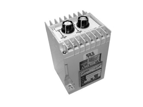 Lumerite WFLTV-DM-6011 Paneveleneline senzor provodljivosti DIN Mount Control Control, promjenjiva osjetljivost, 3 relej, 110vac