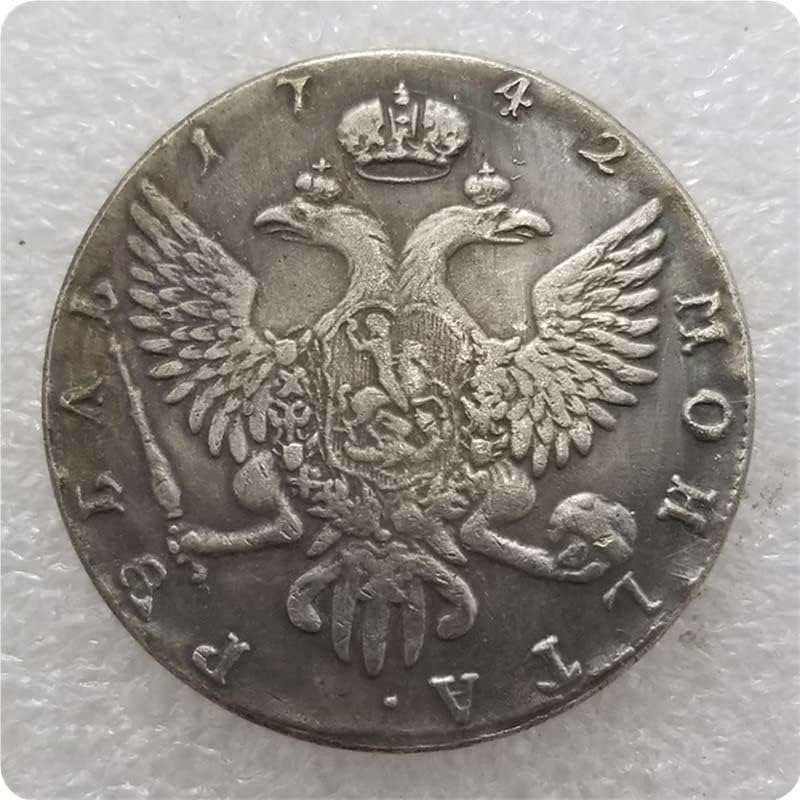 Rusija 1742,1744,1745-1751,1752 MMA Rusija 1 Ruble Silver Dollar