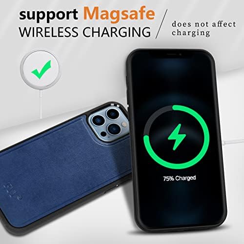 FYY dizajniran za iPhone 13 Pro Max 5G futrolu, [podržava Magsafe punjenje] 2-u-1 magnetna odvojiva torbica za novčanik sa zaštitnim