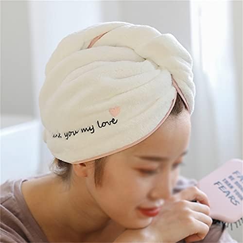 Lysldh kapa za sušenje kose žene izvezene snažne upijajuću vodu u apsorpciji brzog sušenja mekani brisač za kosu Turban
