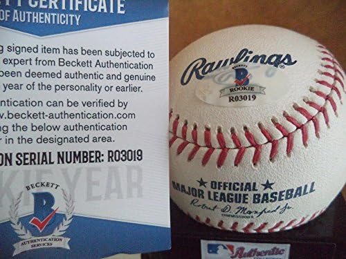 Kyle držač New York Yankees Rookie Godina potpisali ML bejzbol Beckett R03019