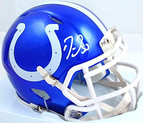Darius Leonard sa autogramom Indianapolis Colts Flash Speed Mini Helmet-JSA W-autographed NFL Mini Helmets