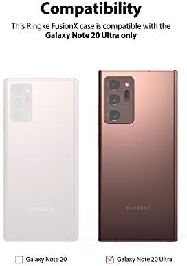 Ringke Fusion-X Kompatibilan je sa Samsung Galaxy Note 20 Ultra Case Camuflage Design Hard Back Heavy Duty ShootO otporan TPU Čvrstog