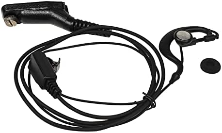 Slušalice HQRP g oblika PTT Mic kompatibilne sa Motorola Dp3600, DP3601, DP4400, DP4401, Dp4600 Sun metrom