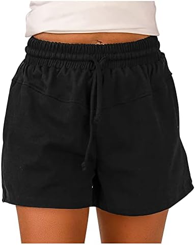 Atletske kratke hlače za ženske šorc 2023 Ljetne casual kratke hlače udobne hlače sa visokim strukom kratke hlače