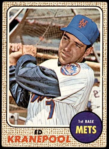 1968 TOPPS 92 Ed Kranepool New York Mets Dobar Mets