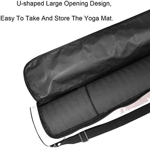 Mapa svijeta infografski Yoga Mat torbe full-Zip Yoga torba za nošenje za žene i muškarce, Vježba Yoga Mat Carrier sa podesivim remenom